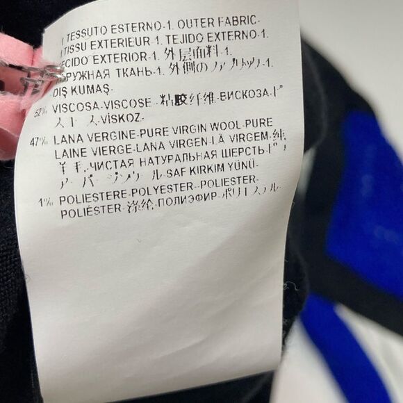 Versace Stretchy Turtleneck Top Women Size 6 or 40 Multicolor Long Sleeve - Picture 9 of 14